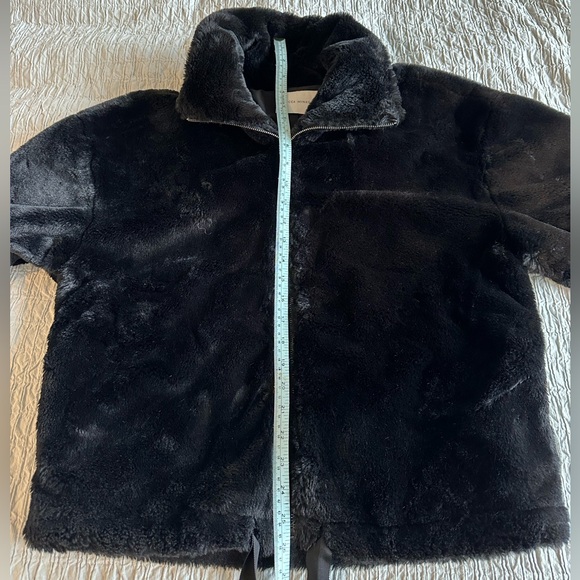Rebecca Minkoff “Bridget” Faux Fur Jacket in Black - Picture 16 of 16